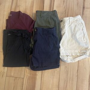 Mixed Women's Shorts & Tops Bundle - Navy, Olive, Black, Burgundy, White